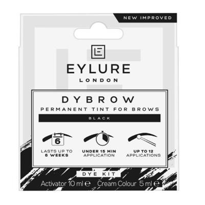 Eylure Dybrow Permanent Tint Kit For Brows Black 1Stuks Eylure Dybrow Permanent Tint Kit For Brows Black 1Stuks