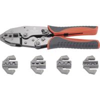 TOOLCRAFT PZ-506 430461 Krimptangset 6-delig Geïsoleerde kabelschoenen, Ongeïsoleerde, gesloten kabelschoenen, Open, ongeïsoleerde kabelschoenen, D-sub - thumbnail