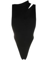 MANURI Bambina cut-out bodysuit - Noir