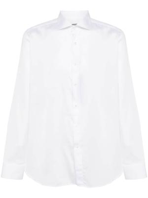 Canali Overhemd met lange mouwen - Wit