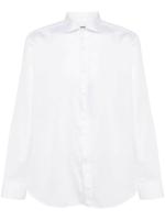 Canali Overhemd met lange mouwen - Wit