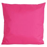 Anna's collection Buiten of tuin sier kussens - fuchsia roze - 45 x 45 cm - binnen/buiten   - - thumbnail