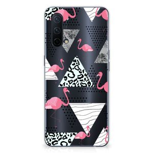 OnePlus Nord CE 5G TPU Hoesje Flamingo Triangle