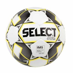 Select Voetbal Futsal Master Grain wit geel zwart 10434