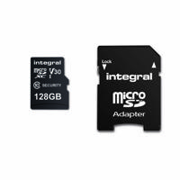 Integral INMSDX128G10SE 128 Gb Security Camera Microsd-kaart Voor Dash Cams, Home Cams, Cctv, Body Cams & Drones
