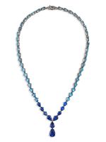 Anabela Chan collier Aqua Nova serti de pierres - Bleu - thumbnail