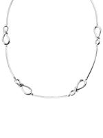 TANE México 1942 collier String à fini poli - Argent