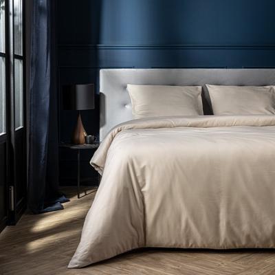 Presence Hotel Katoen-Satijn Philip Dekbedovertrek Kleur: Greige, 200 x 240 cm Dekbedovertrek