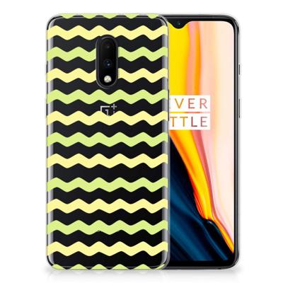 OnePlus 7 TPU bumper Waves Yellow OnePlus 7 TPU bumper Waves Yellow