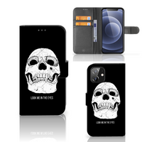 Telefoonhoesje met Naam iPhone 12 | 12 Pro (6.1") Skull Eyes - thumbnail