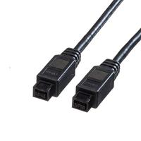 ROLINE IEEE 1394b kabel, 9/9pin, zwart, 1,8 m