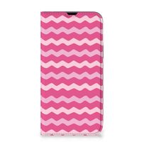 iPhone 13 Pro Max Hoesje met Magneet Waves Pink