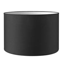 Home Sweet Home Moderne lampenkap Bling | cilinder | 30/30/20cm | Zwart | stoffen lampenkap gemaakt van stof | voor E27 lamphouder | RoHS getest | voor tafellamp, vloerlamp en hanglamp
