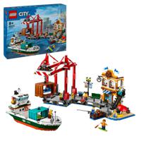 LEGO CITY haven met vrachtschip 60422 - thumbnail