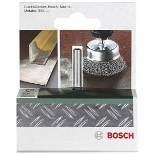 Bosch Accessories 2609256517 Komborstels voor boormachines - geribbelde draad, 70 mm Schacht-Ø 6 mm 1 stuk(s)