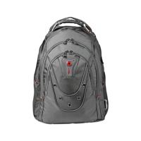 Wenger 605081 Ibex 16' Backpack Slim with Shock Absorbing Shoulder Straps In Black {19 Litres}