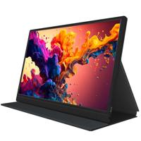 Denver Portable Monitor 15.6 Inch - Full HD - IPS Beeldscherm - Draagbare Gaming Monitor - HDMI - USB-C - PMO15601