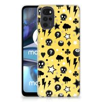 Silicone Back Case Motorola Moto G22 Punk Geel