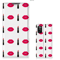 Samsung Galaxy A41 Hoesje met Magneet Lipstick Kiss