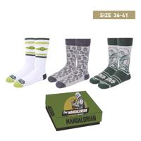 Star Wars: The Mandalorian Socks 3-Pack Manda - thumbnail