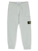 Stone Island Junior pantalon de jogging à patch Compass - Gris - thumbnail