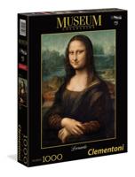 Clementoni legpuzzel Museum Collection - Mona Lisa 1000 stukjes