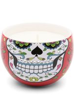 LADENAC Bougie Skull à design d'œuf (200g) - Rouge