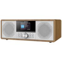 Denver MIR-270DW Internetradio met CD-speler Internet, DAB+, VHF (FM) AUX, Bluetooth, CD, USB, WiFi, Internetradio Hout (donker)