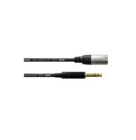 Cordial CFM1,5MV XLR Adapterkabel [1x XLR-stekker - 1x Jackplug male 6,3 mm] 1.50 m Zwart - thumbnail