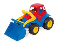 Dantoy Kids Toy Tractor with Rubber Wheels, Made in Denmark