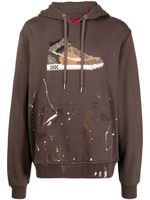 Mostly Heard Rarely Seen 8-Bit hoodie à imprimé graphique - Marron