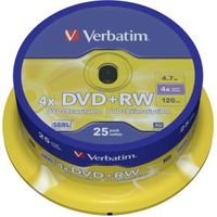 Verbatim DVD+RW 4X 25st. Spindle - thumbnail