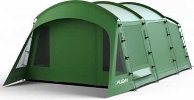 Husky familietent Caravan 500 cm polyester/nylon 5-persoons groen Husky familietent Caravan 500 cm polyester/nylon 5-persoons groen