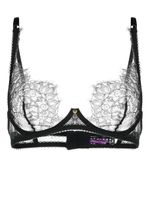 Maison Close soutien-gorge Inspiration Divine à dentelle fleurie - Noir