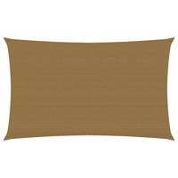 Zonnezeil 160 g/m 3x6 m HDPE taupe