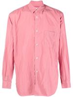 Comme Des Garçons Shirt Overhemd met puntige kraag - Roze