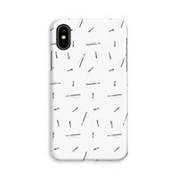 Hipster stripes: iPhone Xs Volledig Geprint Hoesje - thumbnail