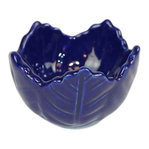 Kom van Keramiek Lotus Blauw (Small)