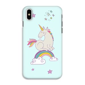 Regenboog eenhoorn: iPhone XS Tough Case