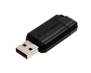 Verbatim Pin Stripe USB-stick 16 GB Zwart 49063 USB 2.0