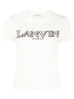 Lanvin t-shirt à patch logo - Blanc - thumbnail