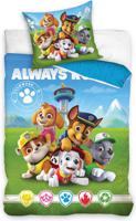 PAW Patrol Dekbedovertrek Teamwork - 140 x 200 cm - Katoen - thumbnail