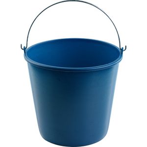 Emmer blauw 16 liter 32 x 28 cm schoonmaakartikelen   -