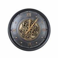 Mansion atmosphere Gears wandklok gold 4 cijfers 60cm