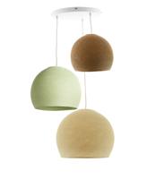 Drievoudige hanglamp - Driekwart Wild Wood
