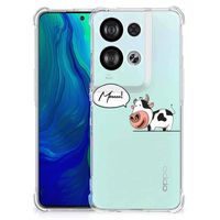 OPPO Reno8 Stevig Bumper Hoesje Cow