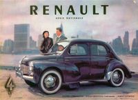 Renault Regie metalen wandbord - thumbnail