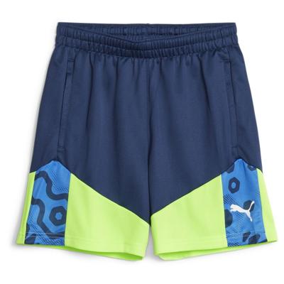PUMA Trainingsshorts IndividualCUP Gear Up - Persian Blue/Groen Kids PUMA Trainingsshorts IndividualCUP Gear Up - Persian Blue/Groen Kids