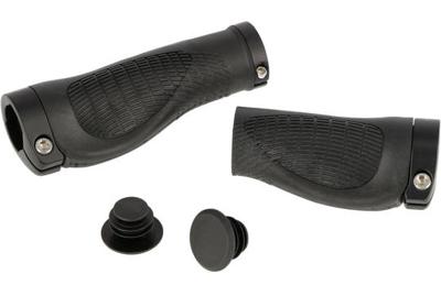 Trivio - Fiets Handvatten Nexus 128/95 Rubber Ergonomisch Lock-On Zwart
