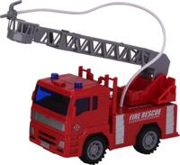 Tender Toys brandweerwagen 16 x 7 x 11 cm rood